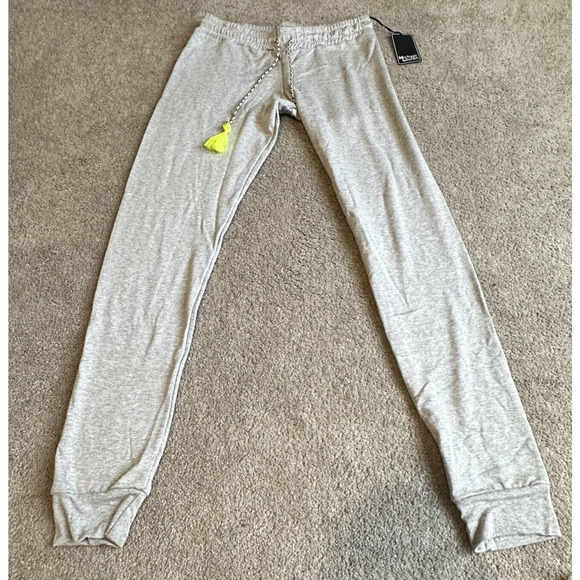 Michael Lauren Women Small Pants Phineas Lounge Drawstring Gray New - Picture 1 of 8
